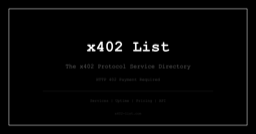 x402 List API